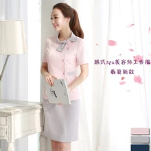 Корейская версия салона красоты косметолога рабочая одежда тату маникюрный магазин одежды менеджер касса одежда