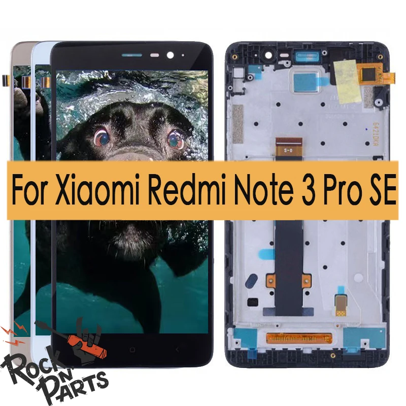 5 &quotЖК-дисплей с сенсорным экраном дигитайзер сборка и рамка для Xiaomi Redmi Note 3 Pro Se