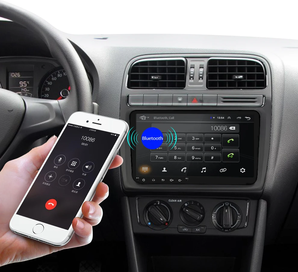 Clearance 2 Din Android 8.1 Car Multimedia For Amarok Volksagen VW Passat B6 golf 56 Skoda Octavia 2 Superb 2 Seat Leon Navigation 2+16G 18