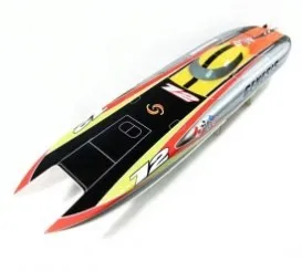 

Genesis BE1122 Catamaran Electric Brushless Fiberglass RC Racing Boat with 3674 brushless motor KV2075, 120A ESC with BEC