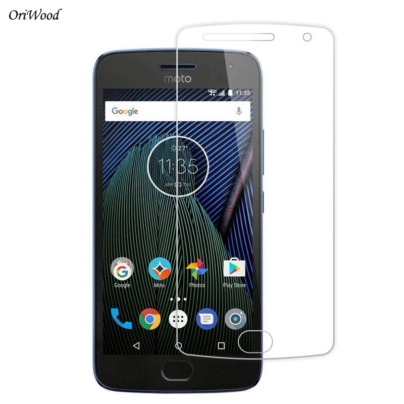 

OriWood 2PCS 9H 2.5D Premium Tempred Glass Screen Protector For Motorola Moto G5S Plus E4 Plus Z2 Z Play Z2 Force C E4 X4 Film