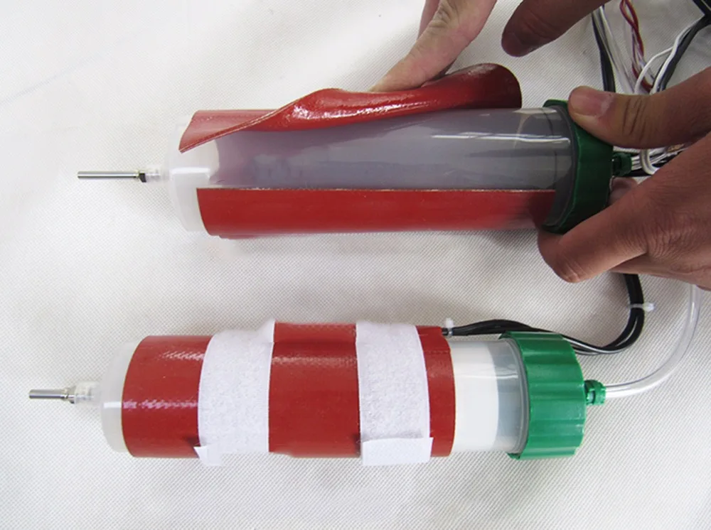 

300CC/50*150mm/220V for the auxiliary rib heating of the electric machin display temperature controller Silicone heater syringe
