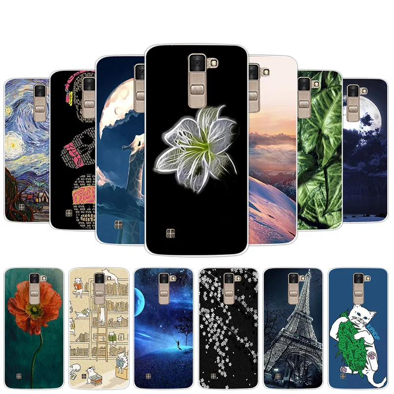 

5.0" For LG K8 Case For LG K8 Lte K350 K350E K350N K 8 4G Protective Phone Shell Transparent Silicon Coconut Back Cover Skin Bag