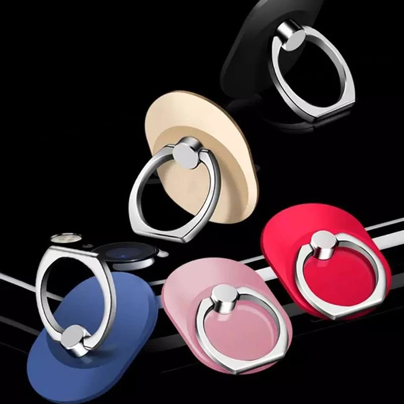 

Universal Finger Ring Mobile Phone Smartphone Stand Holder For iPhone 7 6 5S 4 8 for Xiaomi Samsung Smart Phone Car Mount Stand