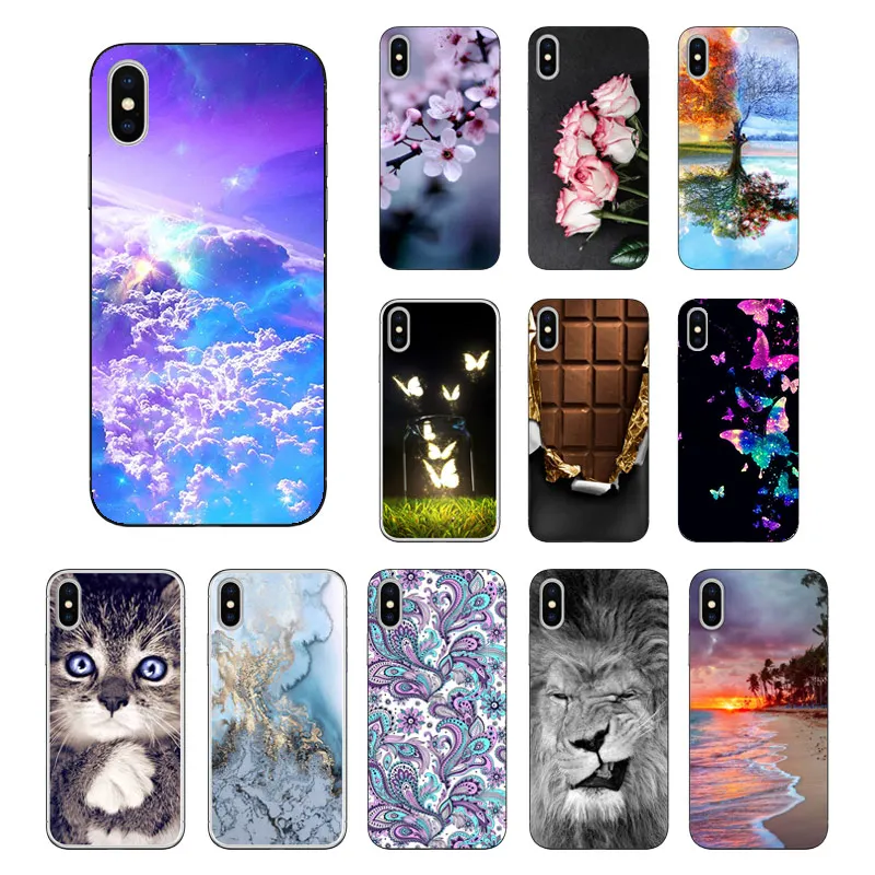 

Cute Cartoon Case For Huawei Honor 7A Pro Case on Honor 7C AUM-L41 Printing Back Cover For Huawei Y6 Prime 2018 Silicone Case