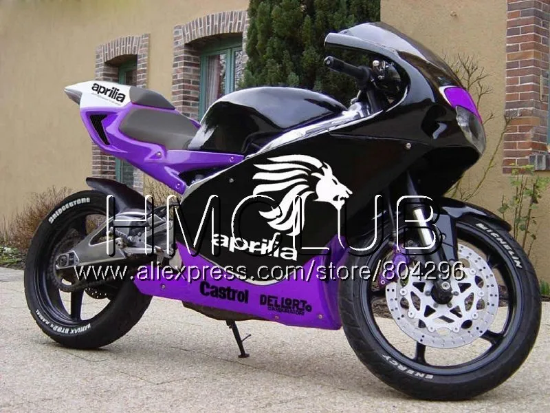 RS4 для Aprilia RS 125 99 00 01 02 03 04 05 122HM. 1 RSV125R RS-125 RSV125 R 1999 2000 2001 2002 2003 2005 не гонки голубой обтекатели - Цвет: No. 11 Purple