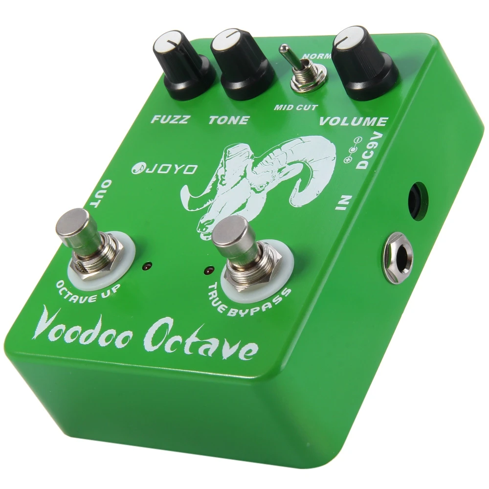 Voodoo Octave Fuzz педаль эффектов для электрогитары настоящий Обход Дизайн бас