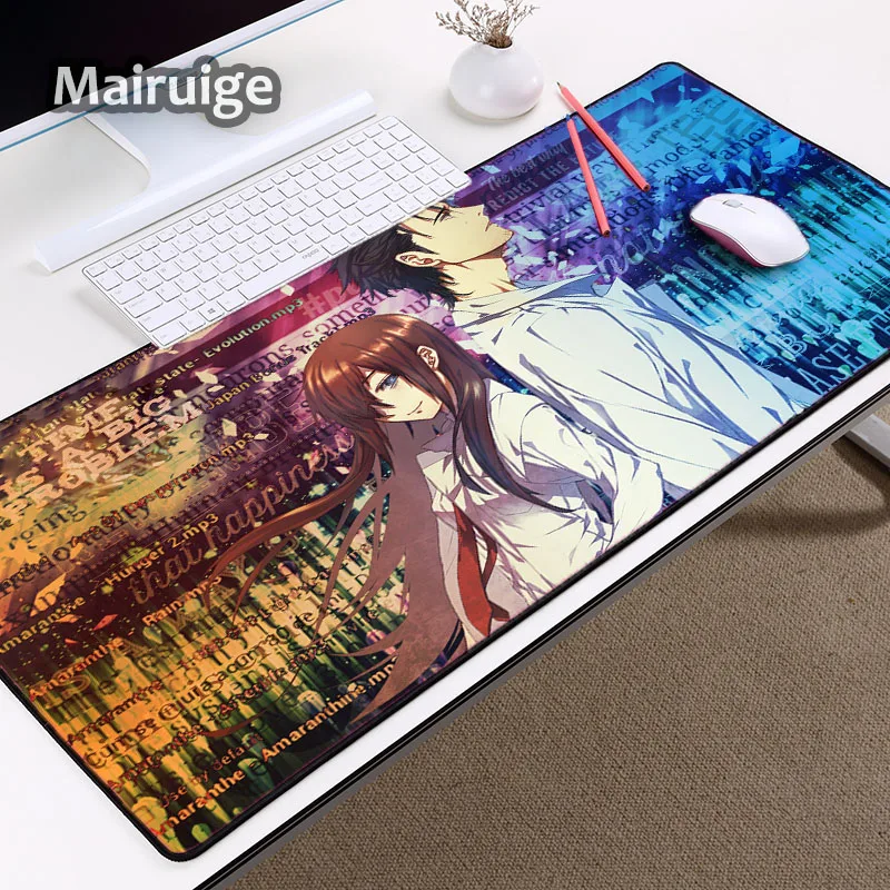 Mairuige Super Big Size Cute Anime Girls Pattern Mousepad Steins;Gate