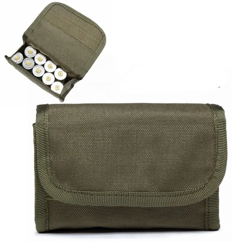 

Tactical Molle System 10 Round 12Gauge Shot Gun Shotshell Reload Ammo Cartridge Holder Military Hunting Magazine Pouch Bag