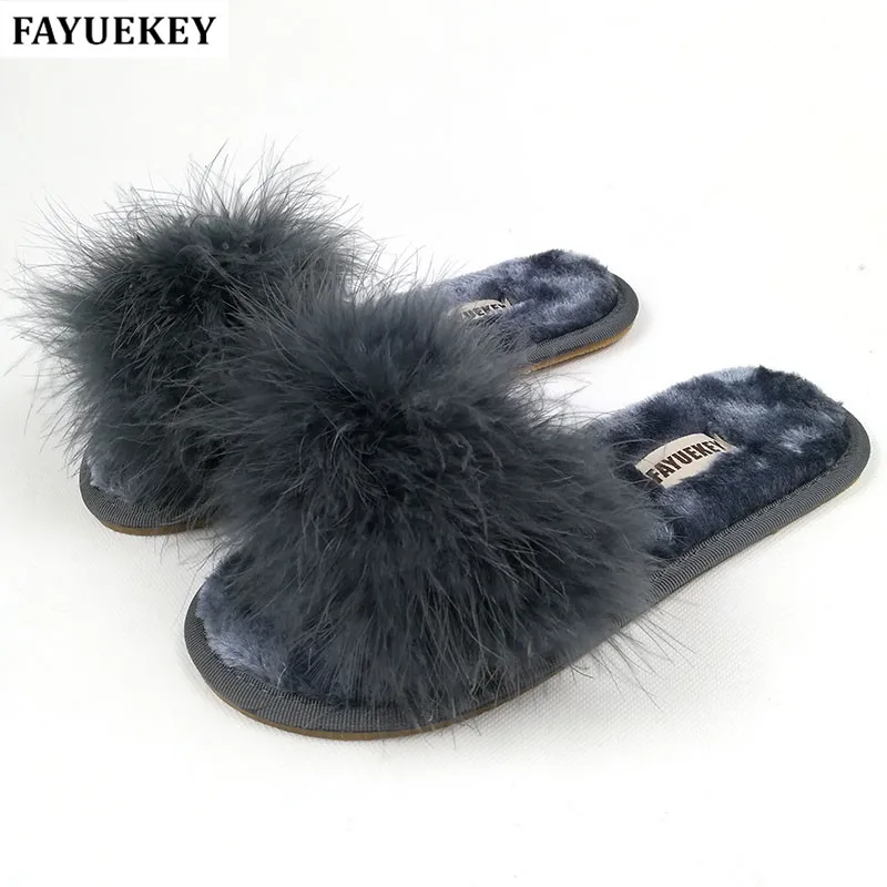 Prix FAYUEKEY 2018 Nouveau 7 Couleurs Printemps Été Automne Hiver La Maison Coton Pantoufles En Peluche Femmes Intérieure Plancher Plat Chaussures Livraison gratuite