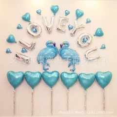 Фламинго воздушные шары украшения для вечерние дети anniversaire свадьба - Цвет: C3