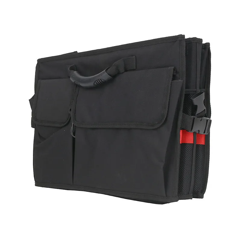 WISENGEAR сумка для хранения багажника из Оксфорда, многофункциональная карманная сумка-Органайзер для инструментов, складной ящик на заднее сидение, седельная сумка для Jeep Wrangler SUV