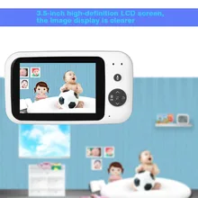3,5 дюймовый цифровой ЖК-дисплей видео двухсторонний разговор ребенок монитор камера видеонаблюдения ночного видения датчик температуры Интерком 100-240 В