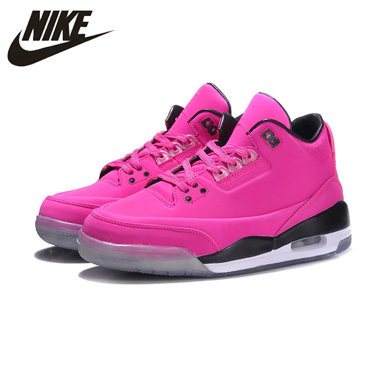 

Nike Air Jordan III Retro 216 Breathable Basketball Shoes Sneakers, Women's Pink And Comfort Shoes