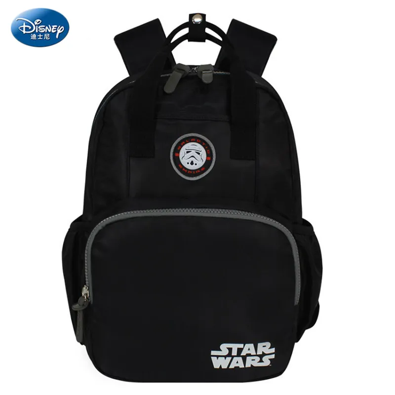 

Disney 2019 Star Wars Orthopedic backpack for a boy Arcuate Shoulder Strap Backpack for School Teens Cartoon Junior School Bag