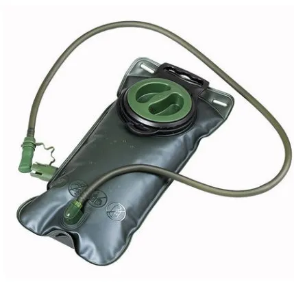 cheap Outdoor 2L TPU Bicycle Big Mouth Sports Water Bag Bladder Hydration Camping Hiking Climbing Military Green Free Shipping
