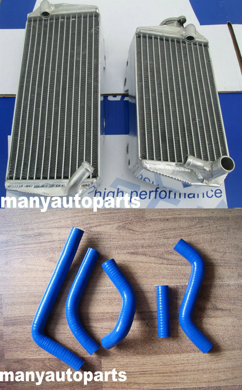 Для Suzuki RMZ450 РМЗ 450 2008- 2009 2010, 11, 12, 13, 14, Алюминий сплав радиатор& Красный Шланг