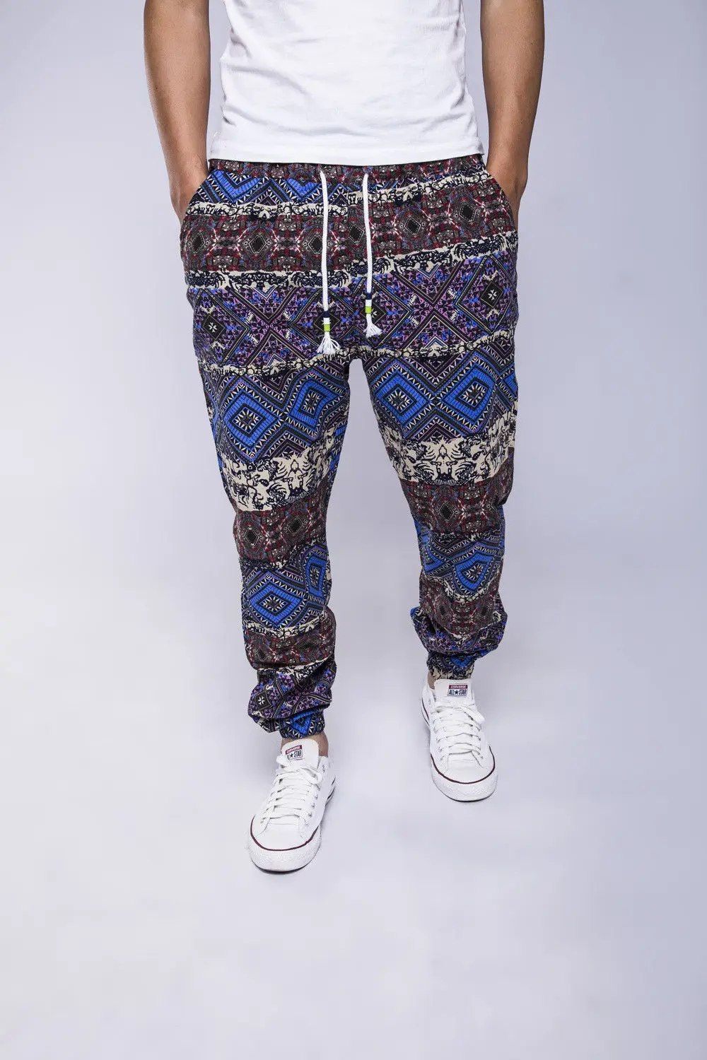Jogger Pants Men Vintage Hip Hop 
