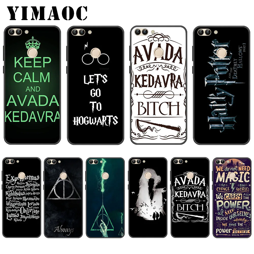 

YIMAOC Harry Potter Avada Design Soft Case for Huawei P20 P30 Lite Mini Plus Pro P Smart 2019