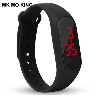 

Fashion led electronic sports silicone bracelet Men's watch Women's Watches watch couple gift relogio feminino digital clock