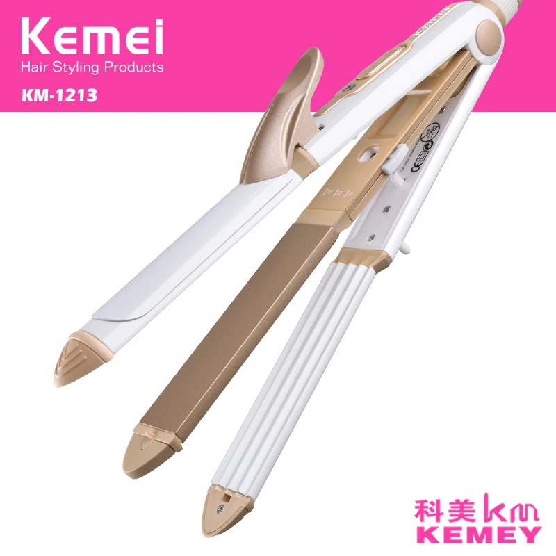 Kemei 3 в 1 машинка для завивки волос профессиональные инструменты укладки