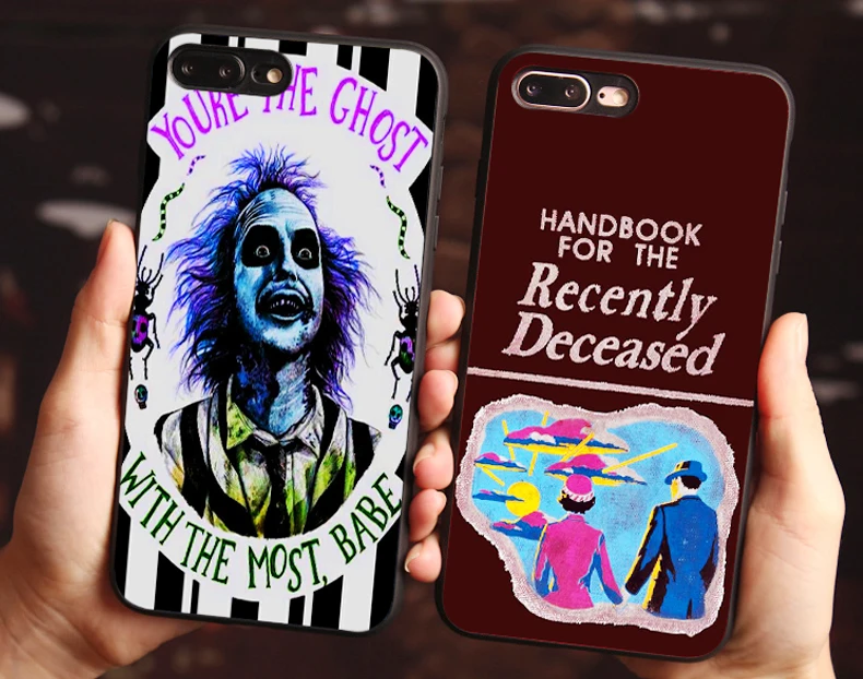 Beetlejuice Handbook чехол для телефона черный мягкий чехол для iPhone 11 Pro Max 6 7 8plus 5S X XS XR XSMax для samsung s10 s9 series