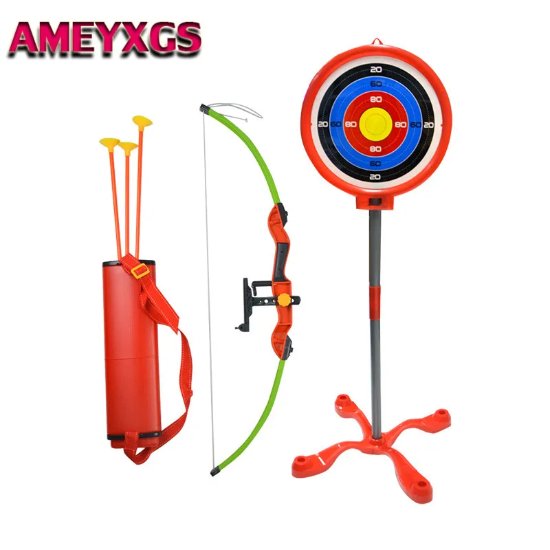

1 Set Archery Kids Toy Set Target Stand Board Quiver Games Shooting Gift For Outdoor Practice Game Accessories Kits