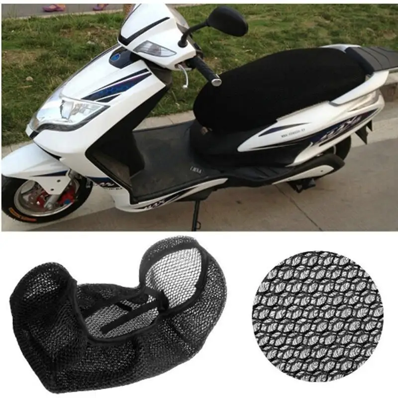 Motorcycle Seat Cover Scooter Electric Bike Sunscreen Net