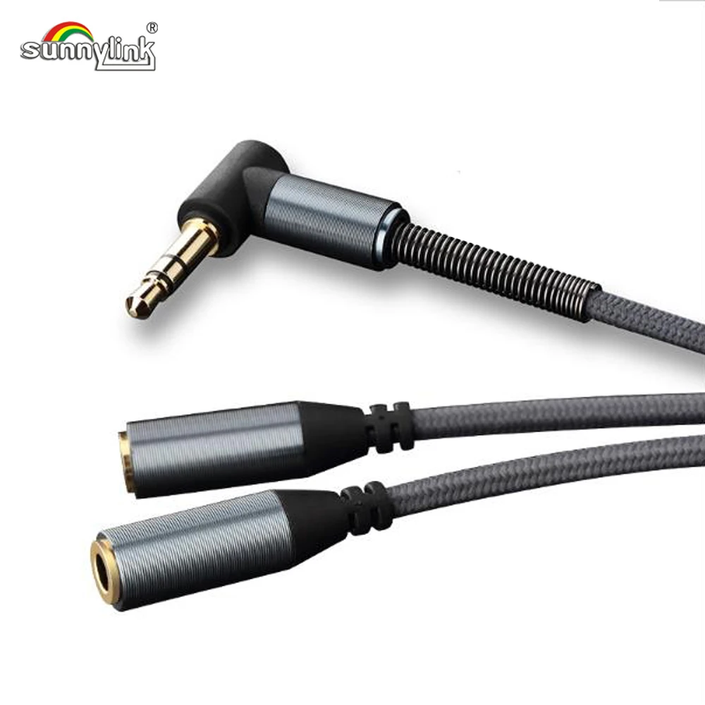  HIGH QUALITY 3.5MM JACK Y SHAPE SPLITTER AUDIO CABLE 3.5MM STEREO EARPHONE/HEADPHONE EXTENSION CABLE 3.5MM JACK SPLITTER CALBE