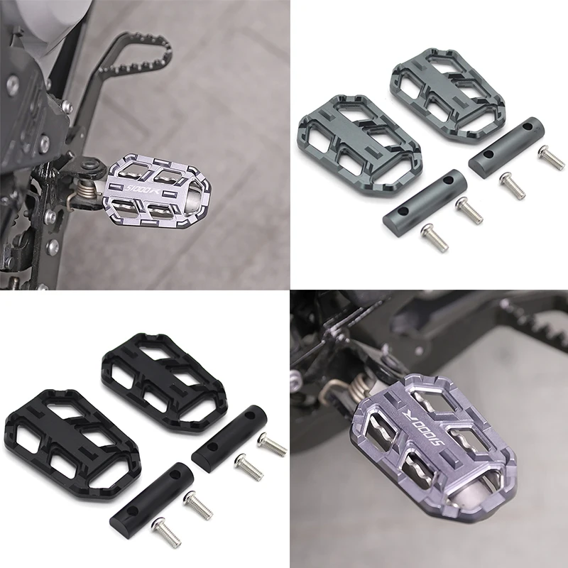 

Motorcycle Billet MX Wide Foot Pegs Pedals Rest Footpegs for BMW S1000XR S1000 XR S1000X-R S 1000 XR