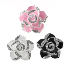 2 шт. цветы камелии автомобильный парфюм воздушный зажим для освежителя поддельный алмаз Кондиционер Вентиляционный зажим для автомобиля украшение интерьера подарок