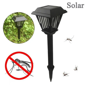 

Mosquito Killer Lamps Solar Powered Path Light LED Light Mosquito Pest Bug Insect Killer Lamp Garden