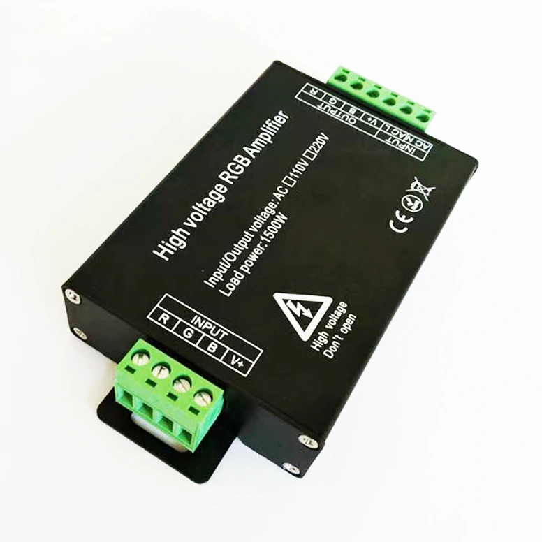 Высоковольтный 110 В 220 led RGB усилитель сигнала репитер 1500 Вт Бесплатная