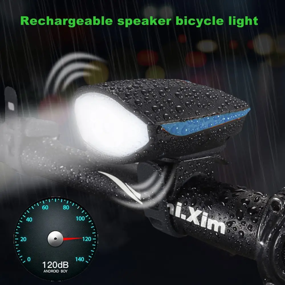 AloneFire Bike Light Head LED Flashlight With Bell Luces Bicicleta