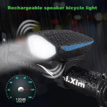 

AloneFire Bike Light Head LED Flashlight With Bell Luces Bicicleta Multifunction Cycle Lamp MTB Road Cycling Headlight