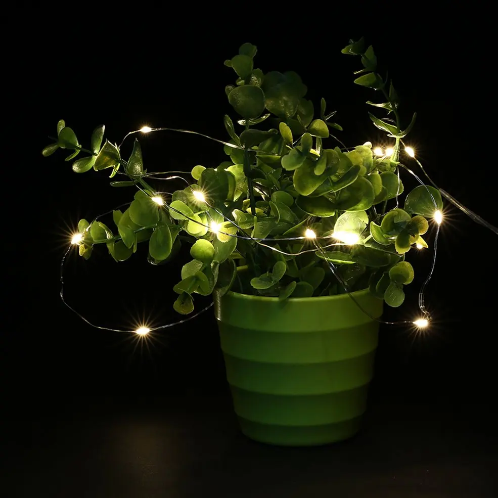

5pcs Waterproof 3M 30 LED Silver Wire String Light Indoor Outdoor Decoration Lamp