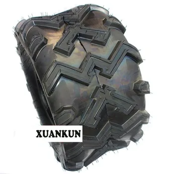 

XUANKUN ATV 10-Inch Vacuum Wheel Tires Before 22X8-10 Inch Tires After 22X11-10 Inch Tires