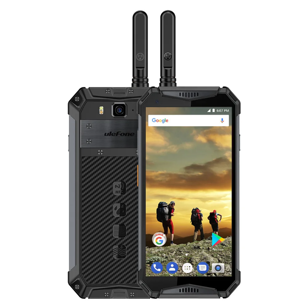 Ulefone Armor 3T смартфон с 5 7 дюймовым дисплеем процессором MT6763T ОЗУ 4 Гб ПЗУ 64 ГБ 21 МП 10030