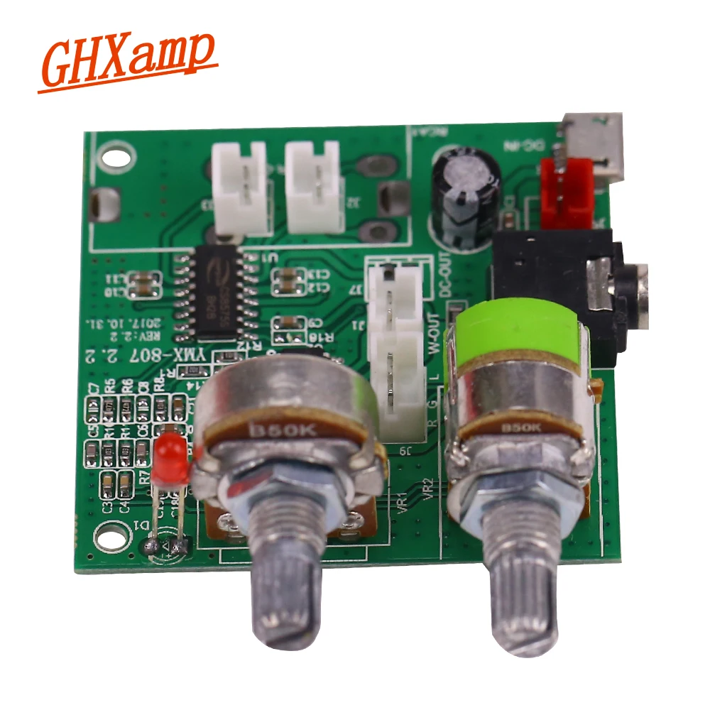 

Ghxamp 2.1 Woofer Amplifier Board 5W*2+10W Bass Amplifier audio board Mp3 Mp4 PC Protable speaker DIY 4OHM DC5V