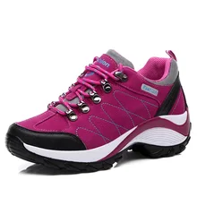 

2017 Top Quality Women Sports Running Shoes Lady Sneakers Walking Jogging Shoes High Increasing Heavy Bottom Sneaker