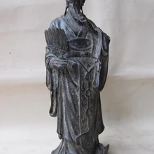 USPS в США S0364 10 Китайские Бронзовые Медь Троецарствие милитаристской Конг мин Чжу ge Лян Статуя