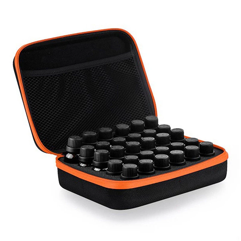 30 Bottles 5~15Ml Essential Oil Carry Case Holder Storage Perfume Aromatherapy Nail Polish Box Holder Hand Bag Hot
