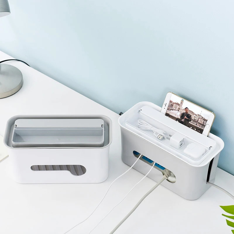 Yfgxbhmx Storage Box Organizer For Power Outlet And Power Line