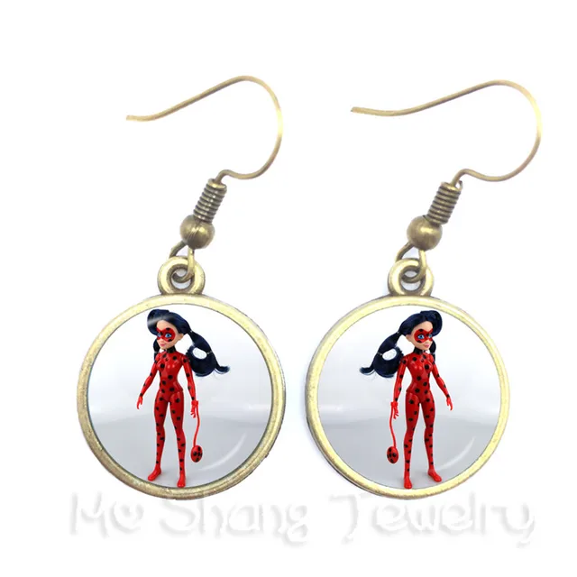 Miraculous ladybug marinette earrings Clearance