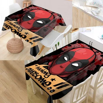 

Custom deadpool Modern Dustproof Tablecloth High Quality Print Tablecloth Everything for Home and Kitchen