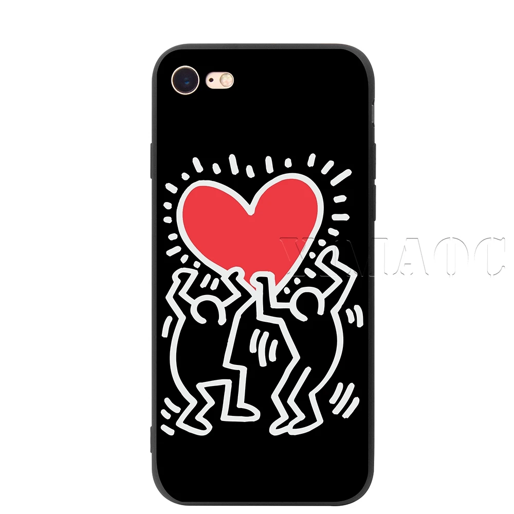 YIMAOC Keith Haring силиконовый мягкий чехол для iPhone 11 Pro XS Max XR X 8 7 6 6S Plus 5 5S SE - Цвет: 5