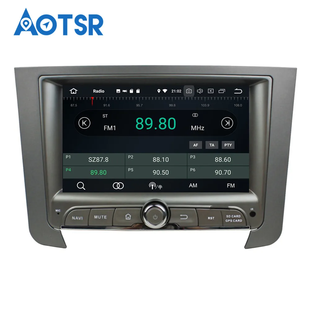 Discount Android 9.0 4+32G 8 core Car DVD Player GPS navigation For Ssangyong REXTON 2014+ head unit multimedia player tape recorder IPS 2