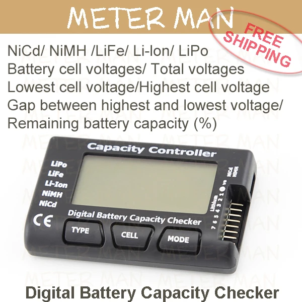 Brand New NiCd NiMH LiFe Li lon LiPo Battery Tester