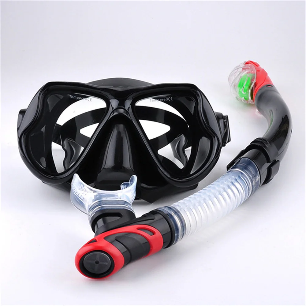 RKD Professional Scuba Diving Mask Snorkel Anti Fog Goggles Glasse Set