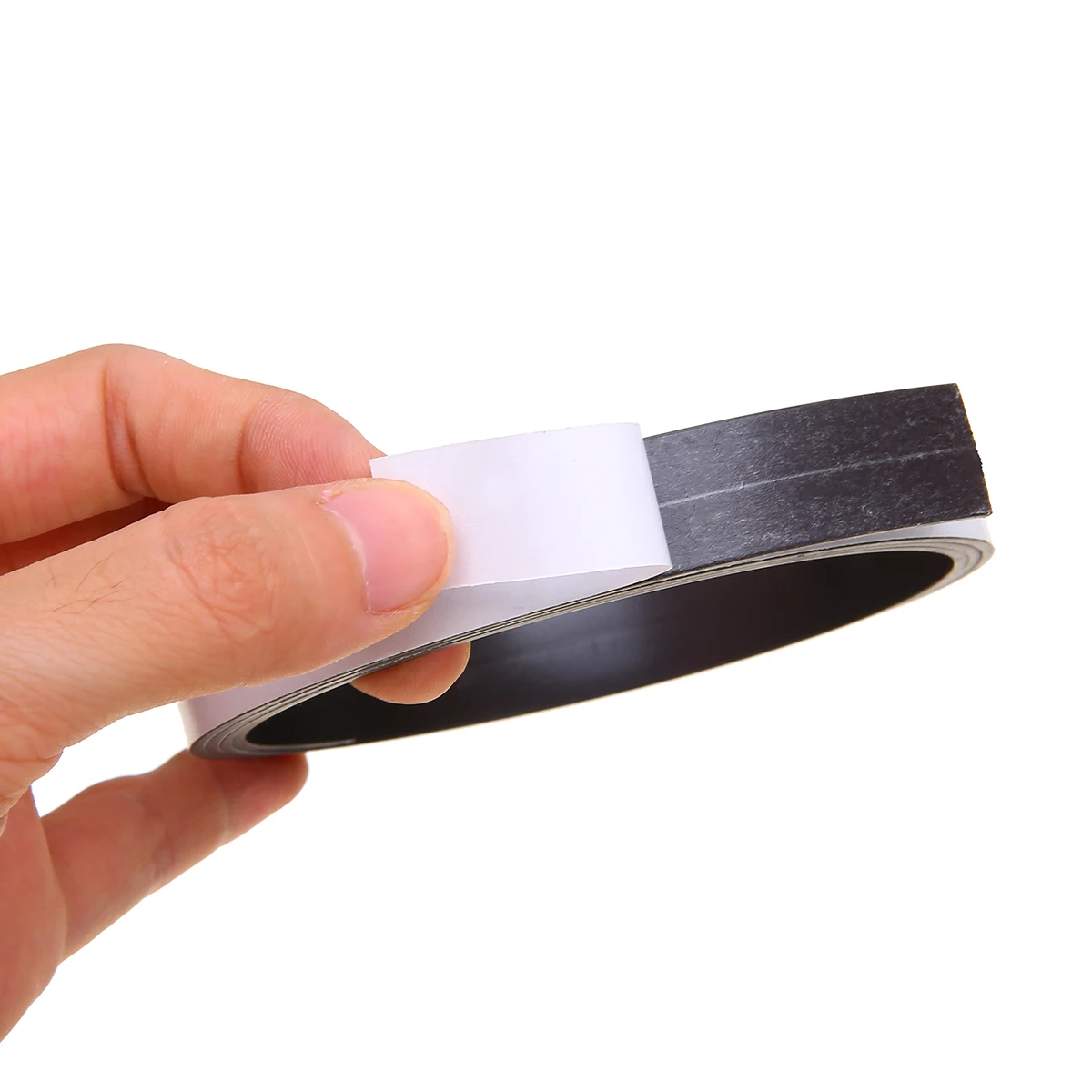 Mayitr 1pc 1M Soft Rubber Magnetic Strip Self Adhesive Flexible Magnet DIY Stripe Tape Magnetic Materials New